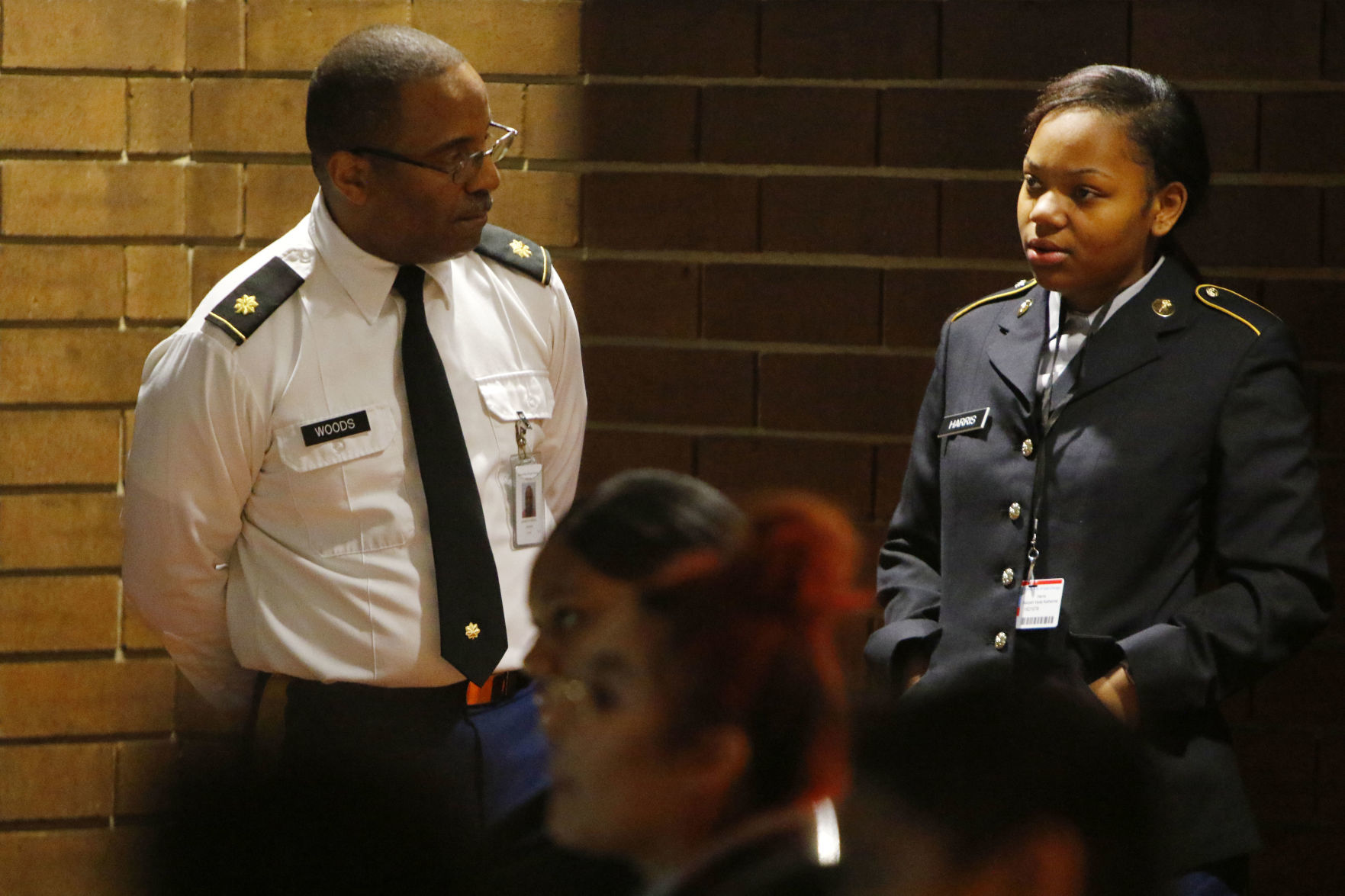 East Chicago Central JROTC uniform inspection